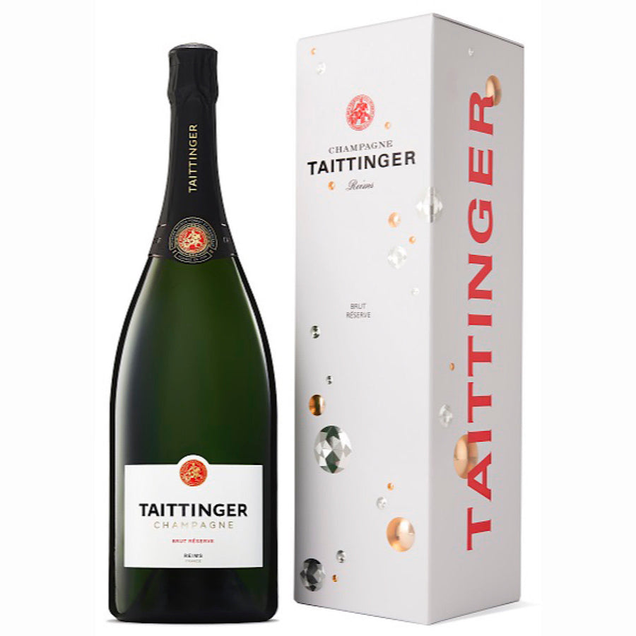 Taittinger Magnum Brut Reserve Champagne Gift Box 1.5 litre - North & South Wines