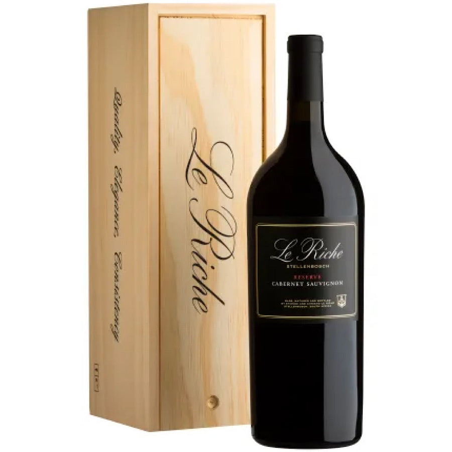 Le Riche Reserve Cabernet Sauvignon 2020 Magnum Bottle in Wooden Case 150cl
