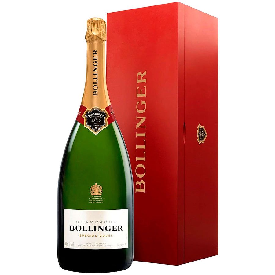 Bollinger Special Cuvée NV Champagne Jeroboam 3 litre Wooden Gift Box