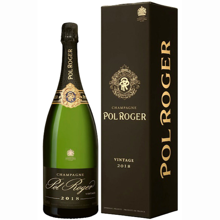 Pol Roger Champagne Vintage 2018 Gift Box 75cl 6 Bottle Case