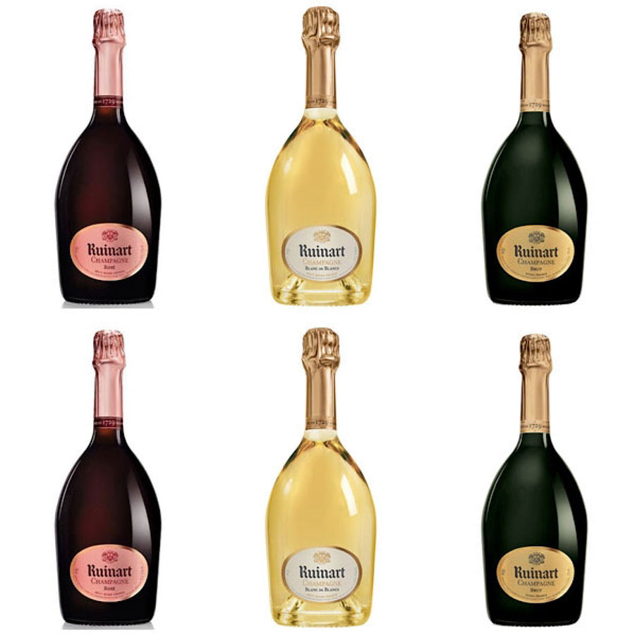 Ruinart Mixed Case of 6 Bottles 75cl
