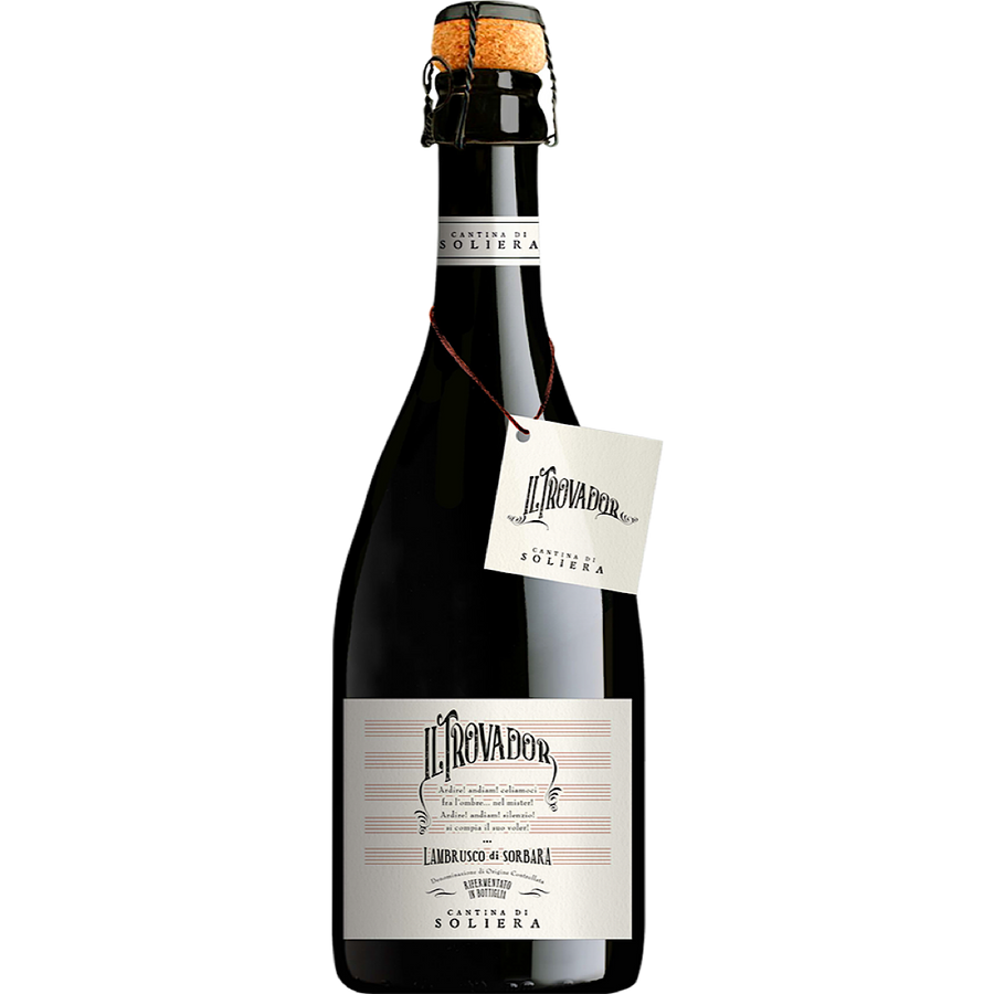 Cantina di Soliera Lambrusco di Sorbara DOC ‘Il Trovador’ 6 Bottle Case 75cl