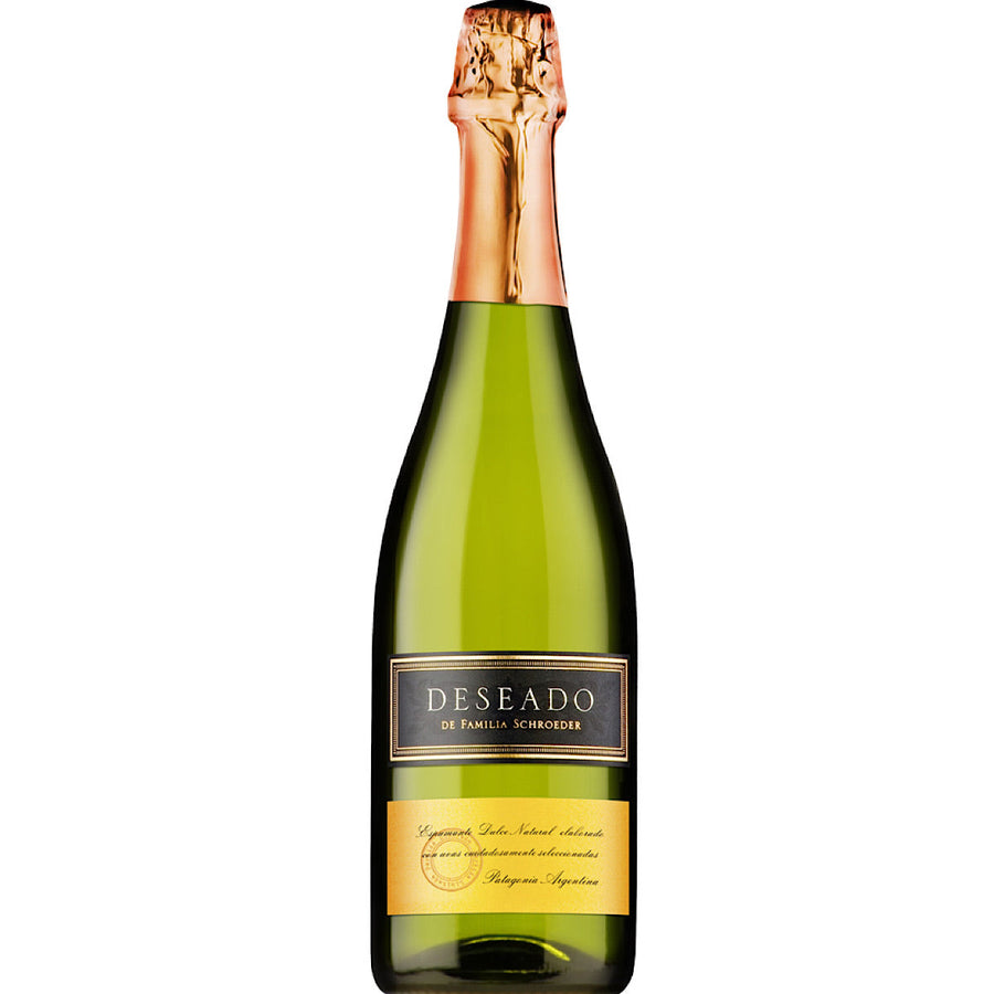 Familia Schroeder `Deseado` Natural Sweet Sparkling N.V. 6 Bottle Case 75cl