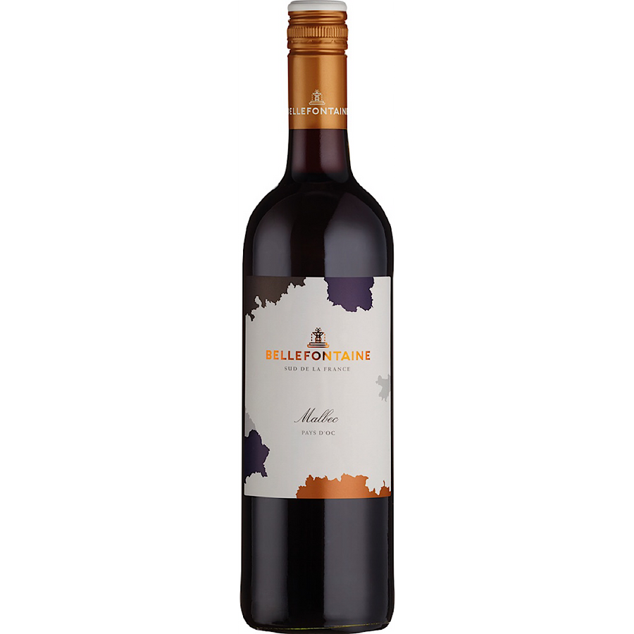Bellefontaine Malbec, Pays d’Oc 6 Bottle Case 75cl