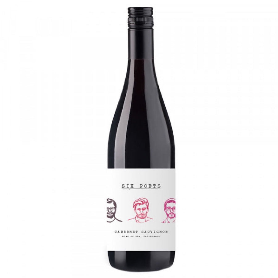 Six Poets Cabernet Sauvignon,  6 Bottle Case 75cl