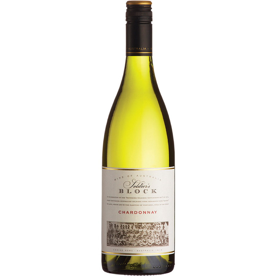 Soldier’s Block Chardonnay, Victoria 6 Bottle Case 75cl