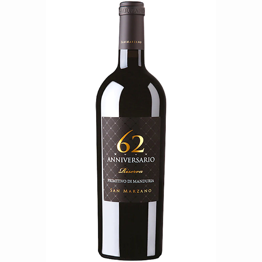Cantina San Marzano 62 Anniversario Primitivo di Manduria 6 Bottle Case