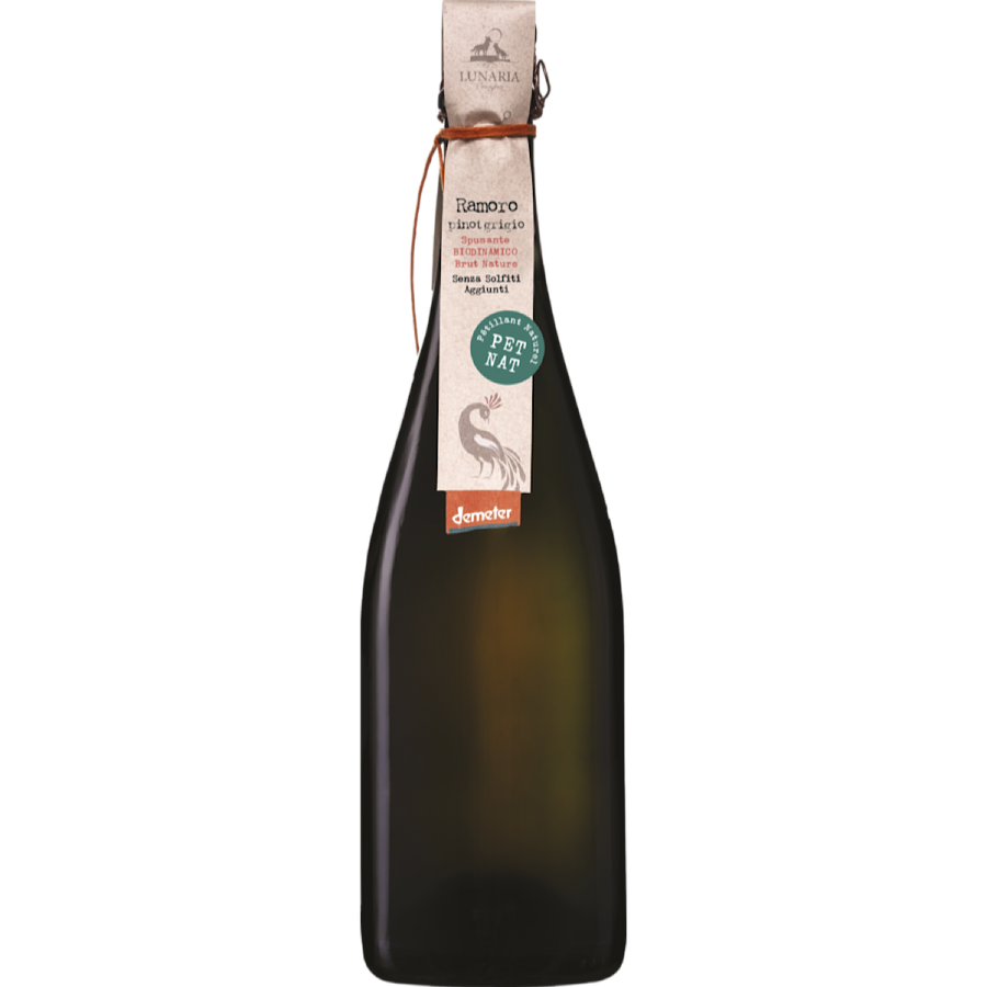 Ramoro Pinot Grigio Spumante Biodynamic Brut Nature Pet Nat 6 Bottle Case 75cl