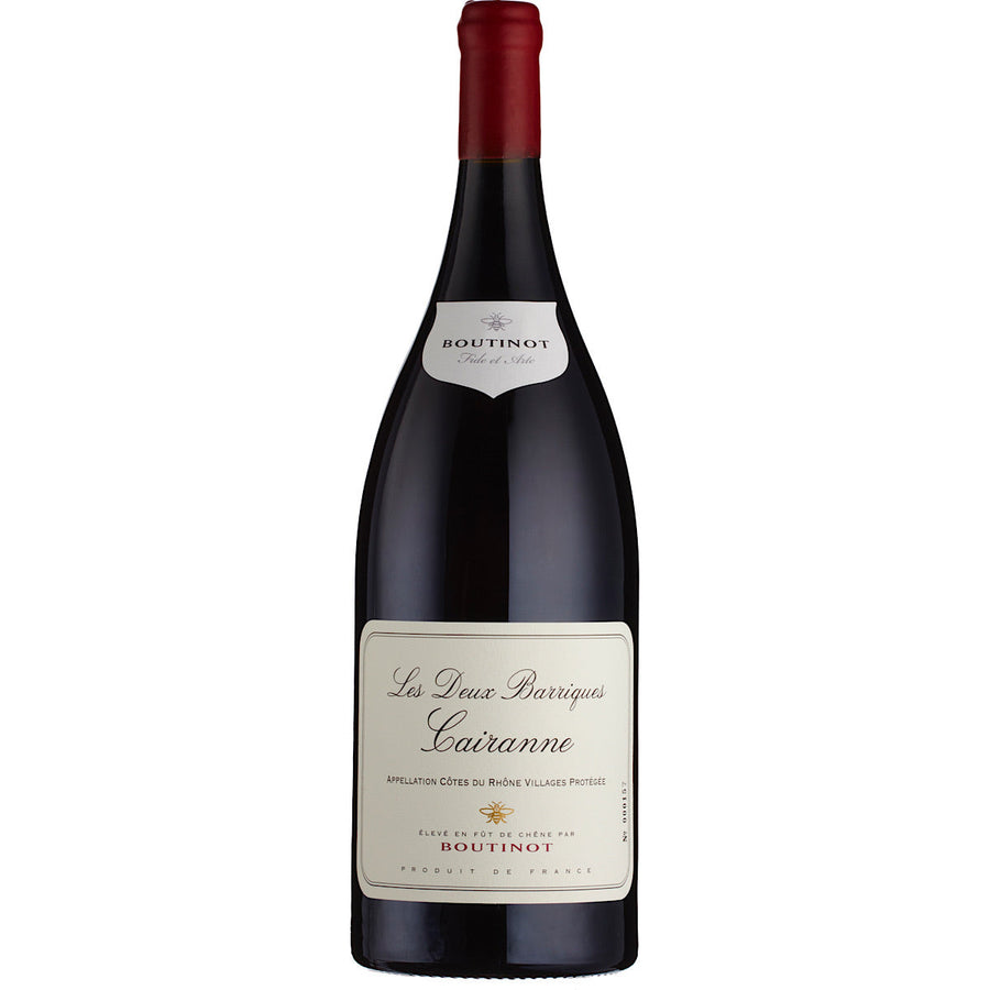 Boutinot ‘Les Deux Barriques’, Cairanne Côtes du Rhône Villages (Magnum in Wooden Gift Box) - North & South Wines