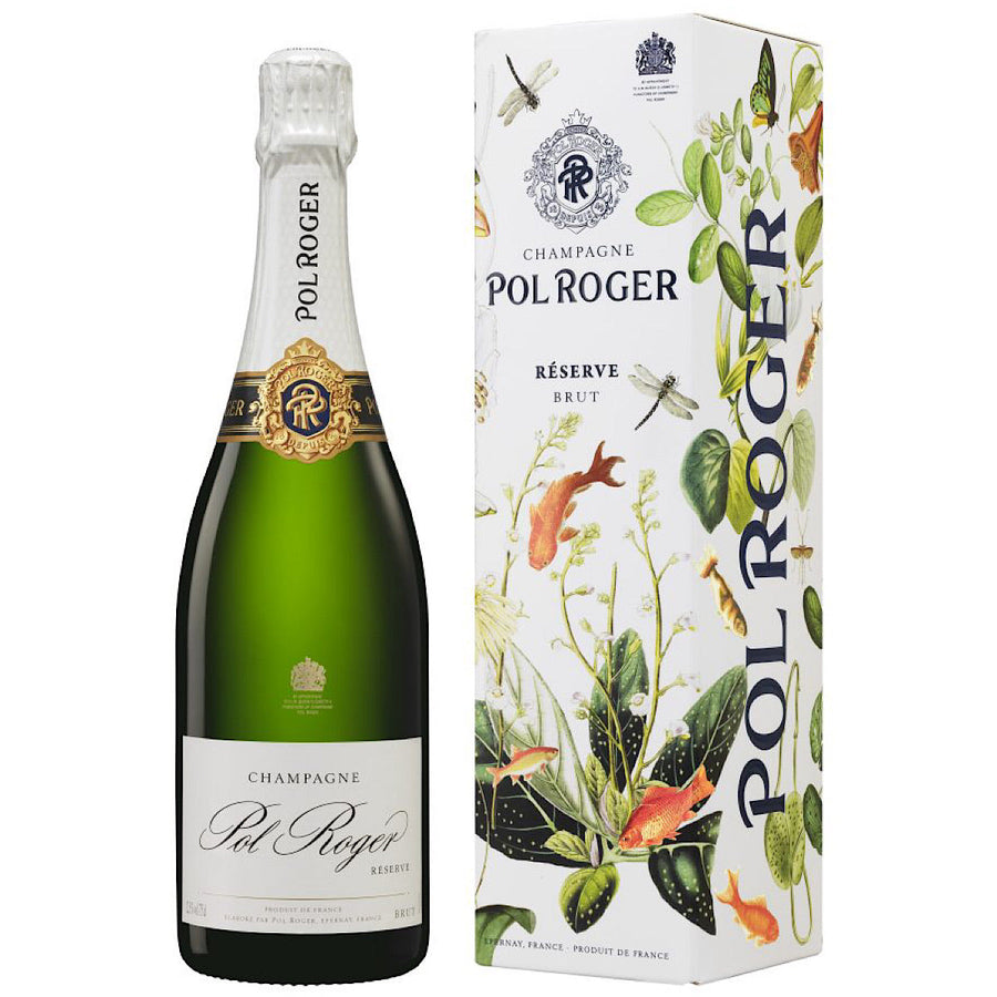 Pol Roger Brut Reserve Champagne NV GIft Box 75cl.