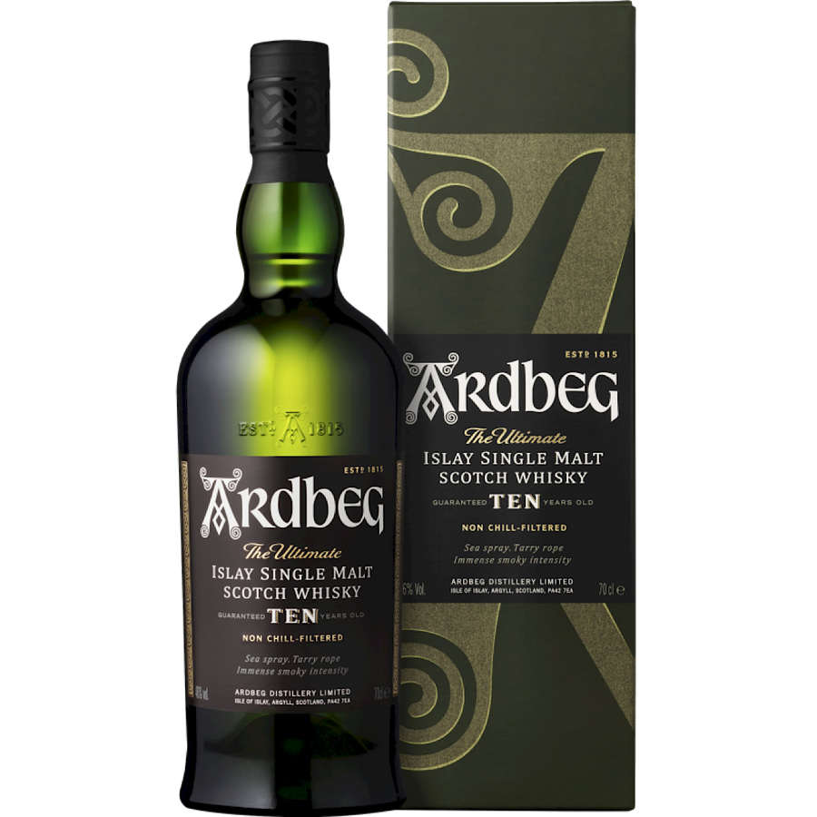 Ardbeg 10 Year Old Single Malt Whisky 70cl