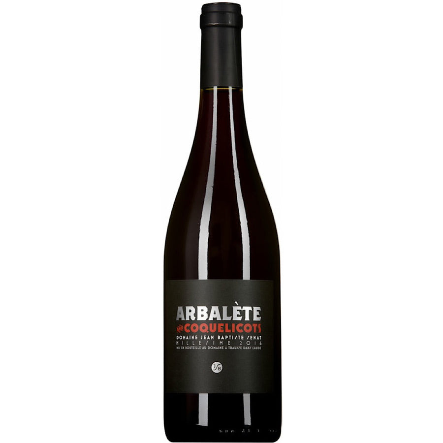DOMAINE JEAN-BAPTISTE SENAT, ARBALETE COQUELICOTS MINERVOIS 6 Bottle Case 75cl