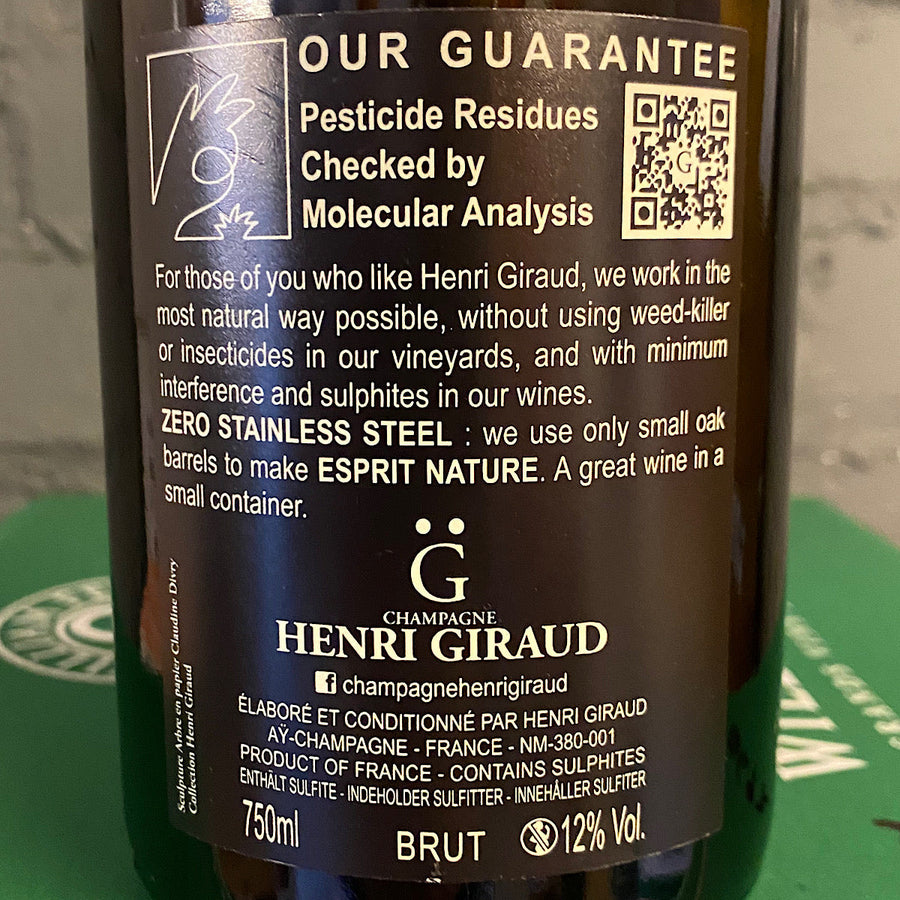 Henri Giraud Esprit Nature Champagne 6 Bottle Case 75cl
