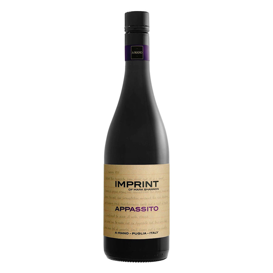 A Mano`Imprint` Primitivo Appassito 6 Bottle Case 75cl