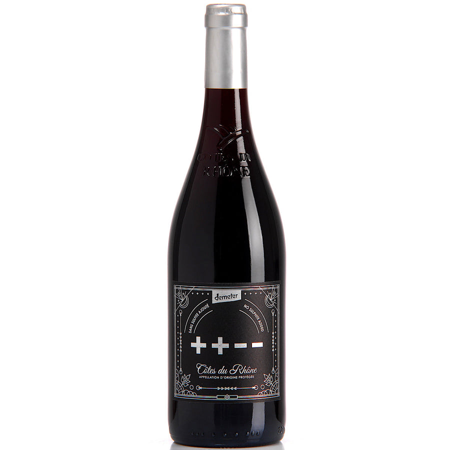 Cotes Du Rhone `Sans Sulfite` Domaine des Carabiniers 6 Bottle Case 75cl