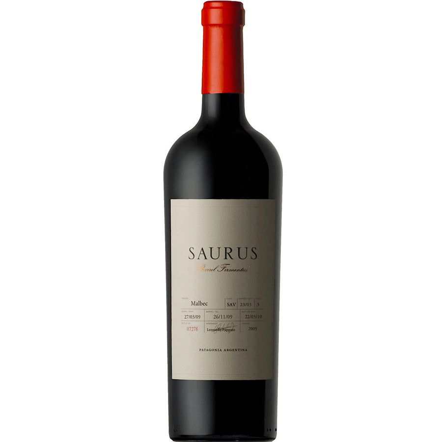 Familia Schroeder Saurus Barrel Fermented Malbec 6 Bottle Case 75cl